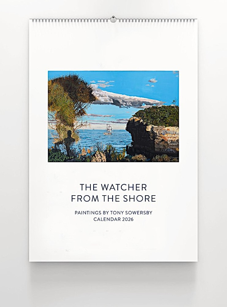 2026 Calendar 'The Watcher From The Shore' by Tony Sowersby